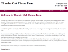 Tablet Screenshot of cheesefarm.ca